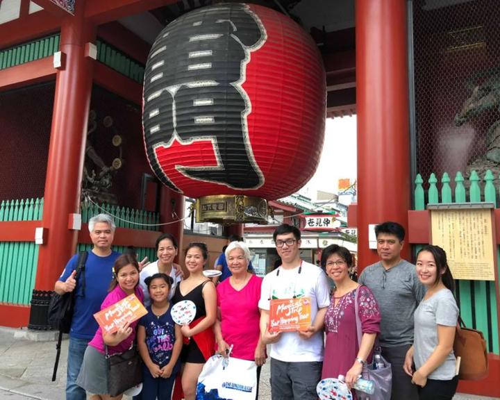 Old Tokyo Asakusa Walk with Matcha and Monjayaki