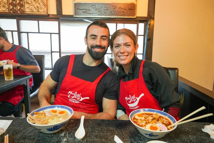 Kyoto ramen and gyoza class with a local chef